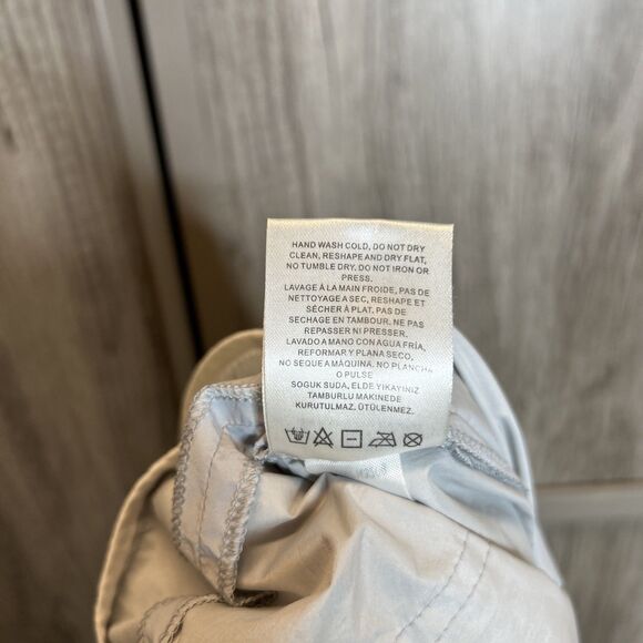 Tibi Jogger Pants Large Pockets Ankle Zippers Light Gray Color Size XS - Picture 9 of 10